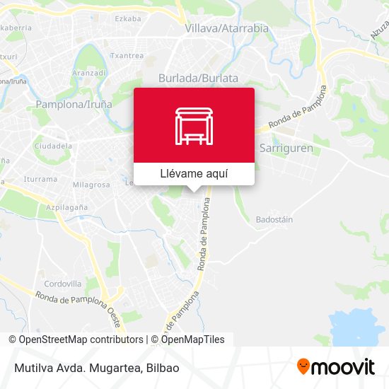 Mapa Mutilva Avda. Mugartea