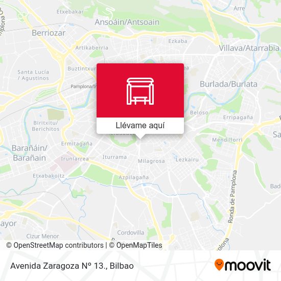 Mapa Avenida Zaragoza Nº 13.