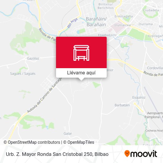 Mapa Urb. Z. Mayor Ronda San Cristobal 250