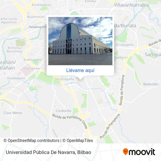 Mapa Universidad Pública De Navarra