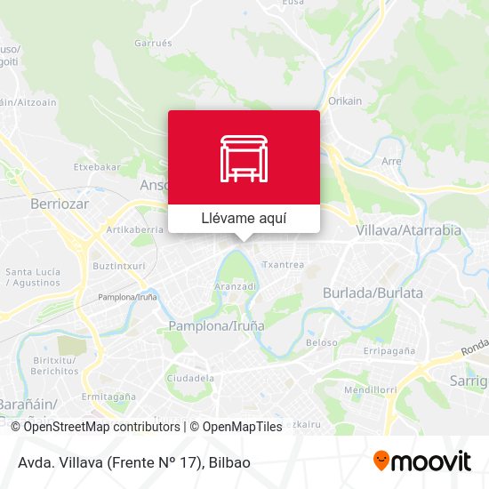 Mapa Avda. Villava (Frente Nº 17)