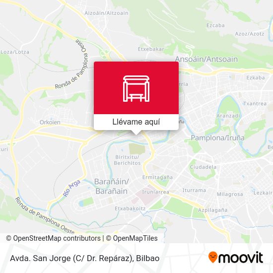 Mapa Avda. San Jorge (C/ Dr. Repáraz)