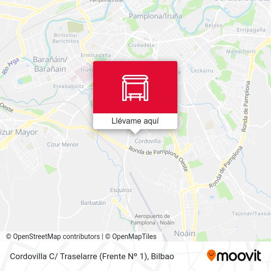 Mapa Cordovilla C/ Traselarre (Frente Nº 1)