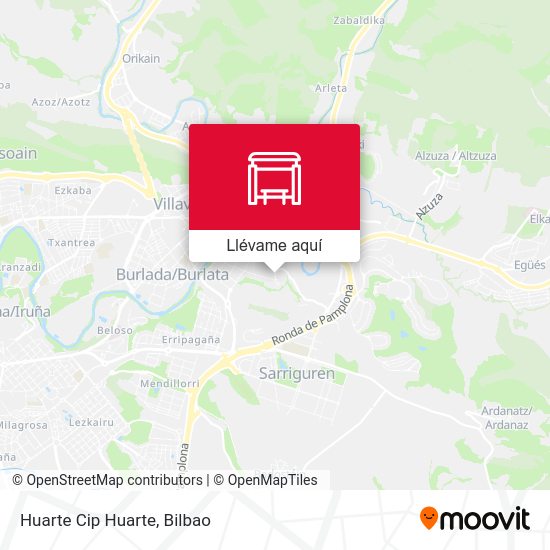 Mapa Huarte Cip Huarte
