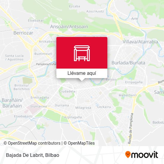 Mapa Bajada De Labrit