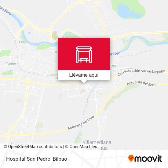 Mapa Hospital San Pedro