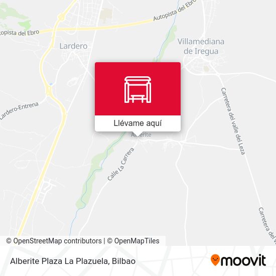 Mapa Alberite Plaza La Plazuela