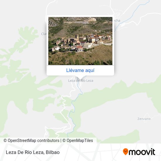 Mapa Leza De Río Leza