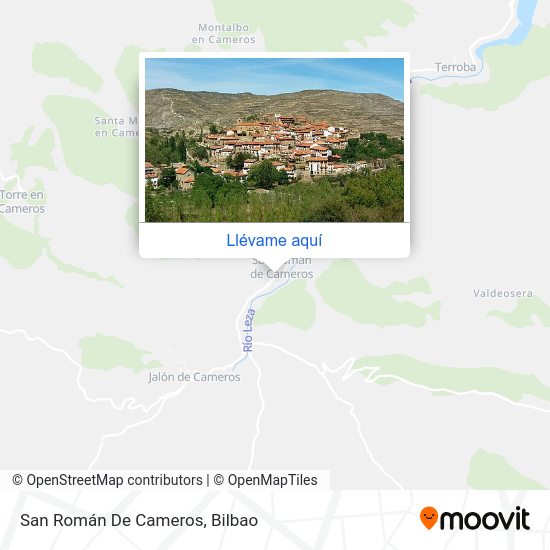 Mapa San Román De Cameros