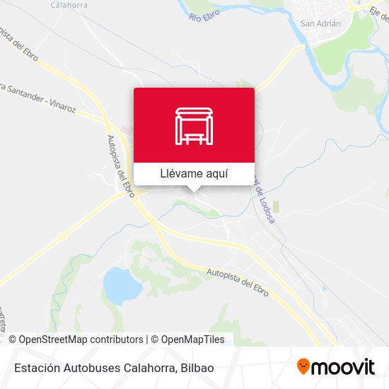 Mapa Estación Autobuses Calahorra
