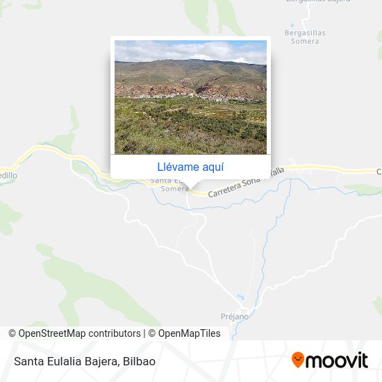 Mapa Santa Eulalia Bajera