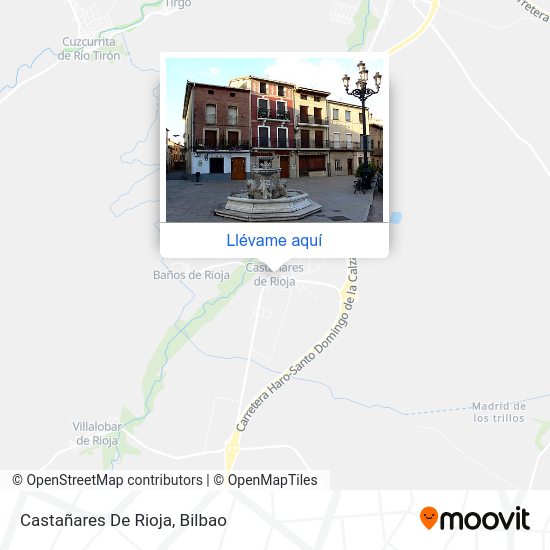 Mapa Castañares De Rioja