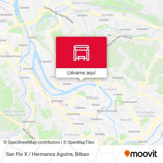 Mapa San Pio X / Hermanos Aguirre