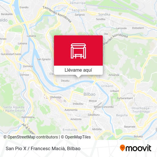 Mapa San Pio X / Francesc Macià