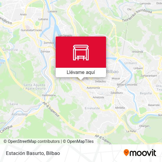 Mapa Estación Basurto