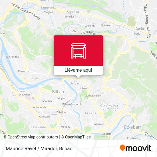 Mapa Maurice Ravel / Mirador