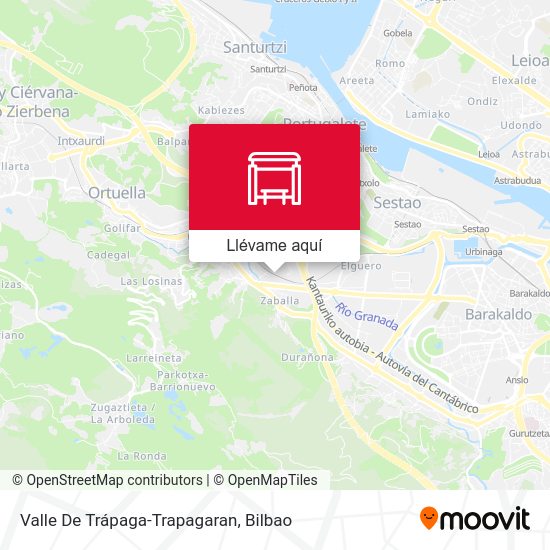 Mapa Valle De Trápaga-Trapagaran