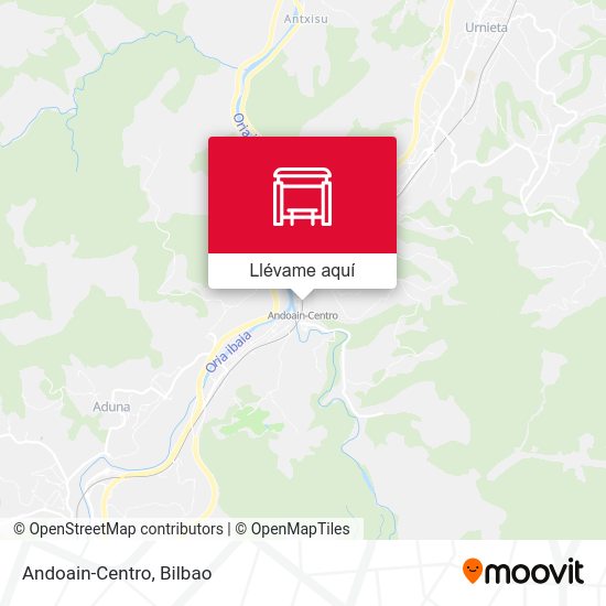 Mapa Andoain-Centro