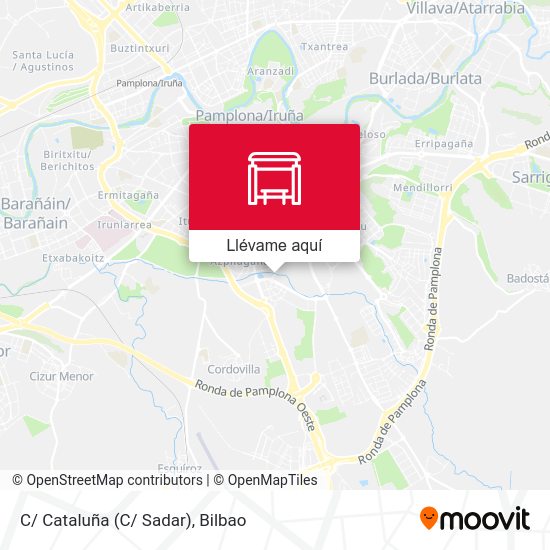 Mapa C/ Cataluña (C/ Sadar)