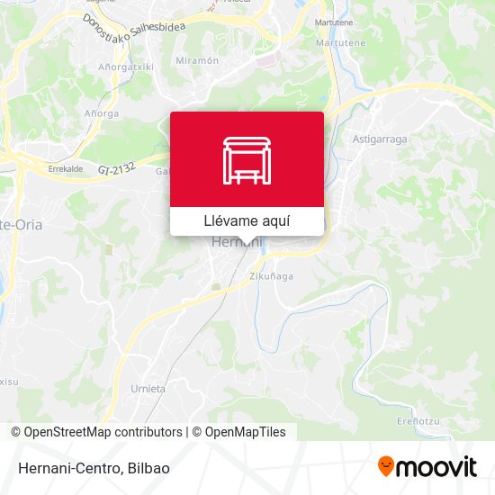Mapa Hernani-Centro