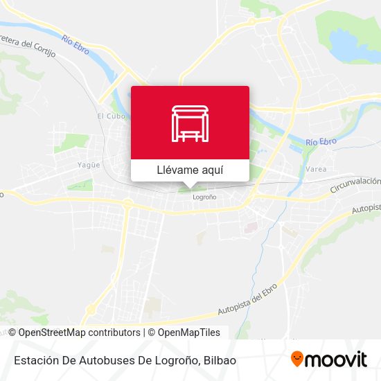 Mapa Estación De Autobuses De Logroño