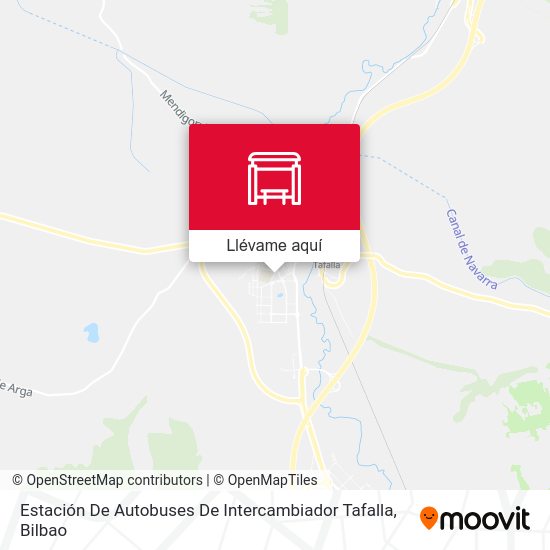 Mapa Estación De Autobuses De Intercambiador Tafalla