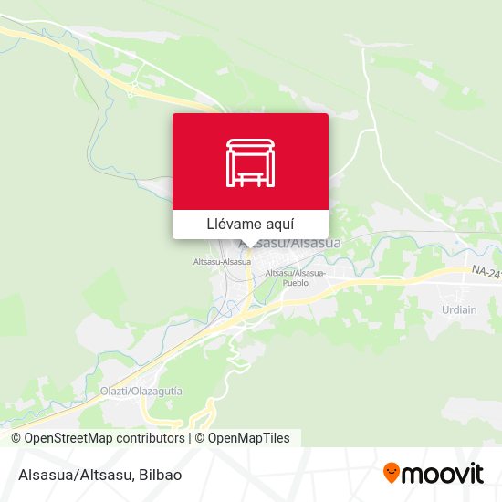 Mapa Alsasua/Altsasu