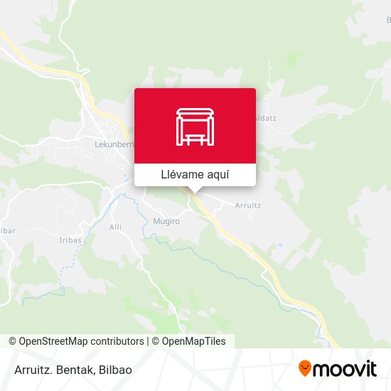 Mapa Arruitz. Bentak