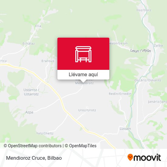 Mapa Mendioroz Cruce