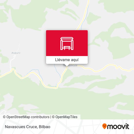 Mapa Navascues Cruce