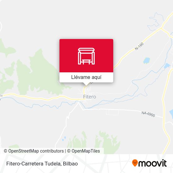 Mapa Fitero-Carretera Tudela