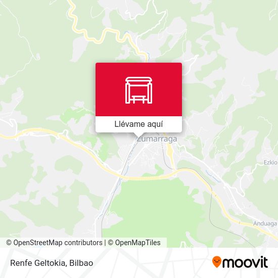 Mapa Renfe Geltokia