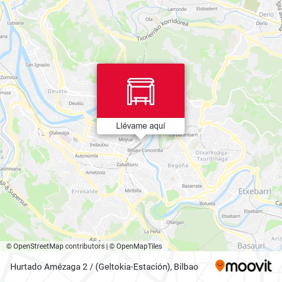 Mapa Hurtado Amézaga 2 / (Geltokia-Estación)