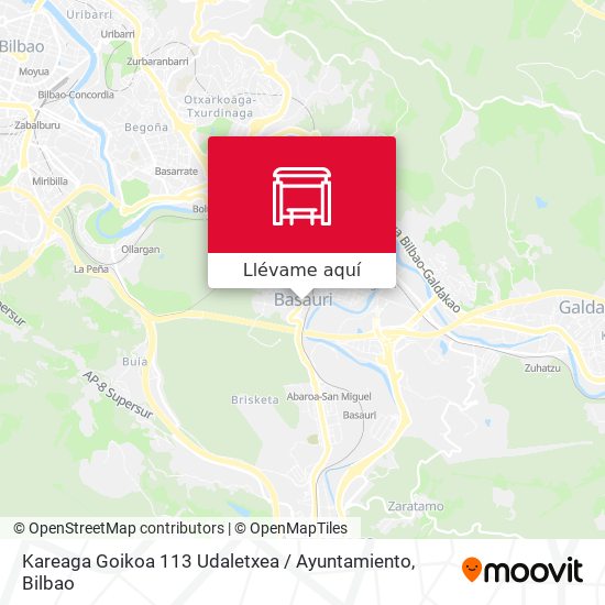 Mapa Kareaga Goikoa 113 Udaletxea / Ayuntamiento