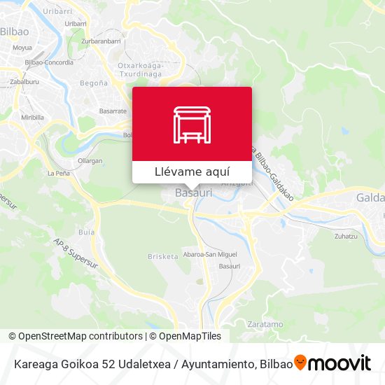 Mapa Kareaga Goikoa 52 Udaletxea / Ayuntamiento