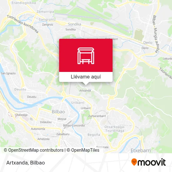 Mapa Artxanda