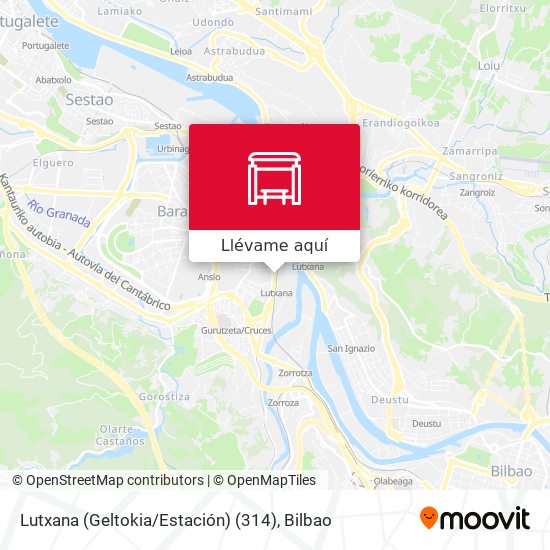 Mapa Lutxana (Geltokia / Estación) (314)
