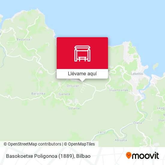 Mapa Basokoetxe Poligonoa (1889)