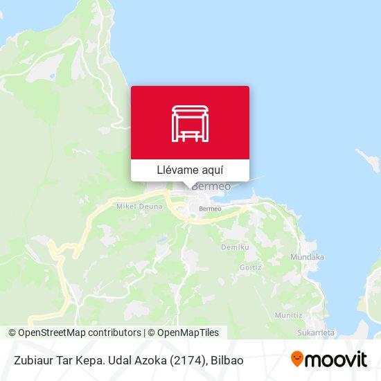 Mapa Zubiaur Tar Kepa. Udal Azoka (2174)