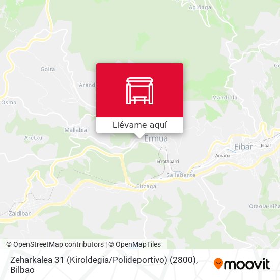 Mapa Zeharkalea 31 (Kiroldegia / Polideportivo) (2800)