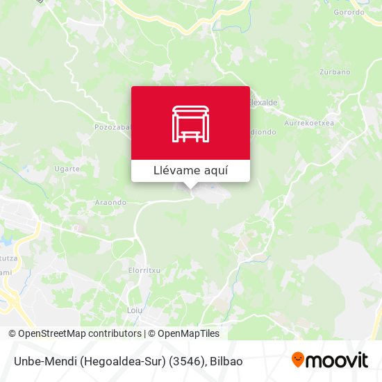 Mapa Unbe-Mendi (Hegoaldea-Sur) (3546)