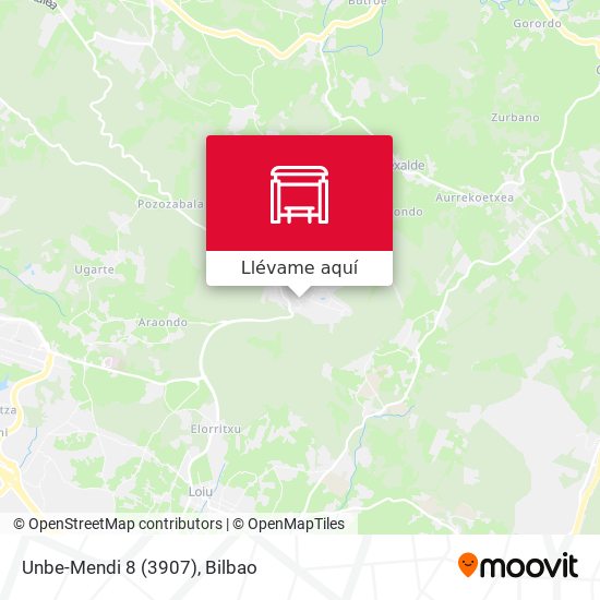 Mapa Unbe-Mendi 8 (3907)