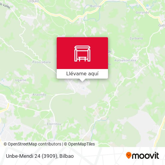 Mapa Unbe-Mendi 24 (3909)