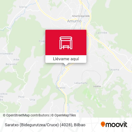 Mapa Saratxo (Bidegurutzea / Cruce) (4028)