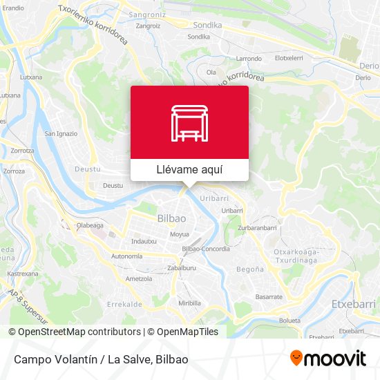 Mapa Campo Volantín / La Salve