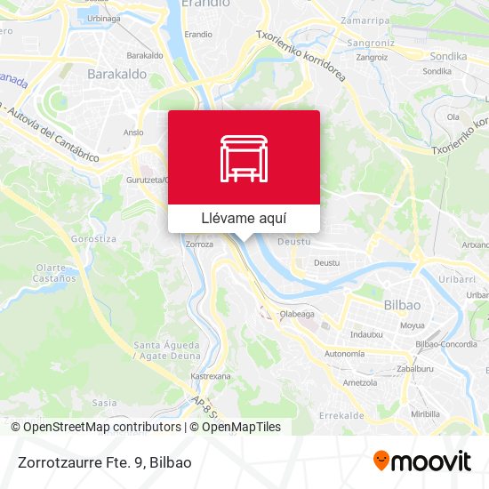 Mapa Zorrotzaurre Fte. 9