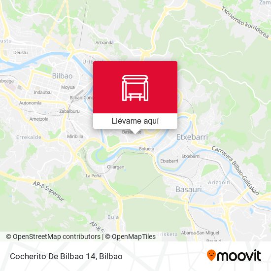 Mapa Cocherito De Bilbao 14