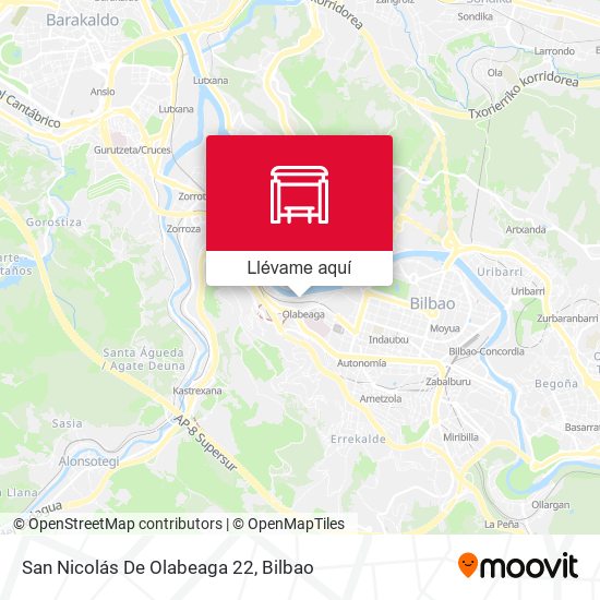 Mapa San Nicolás De Olabeaga 22
