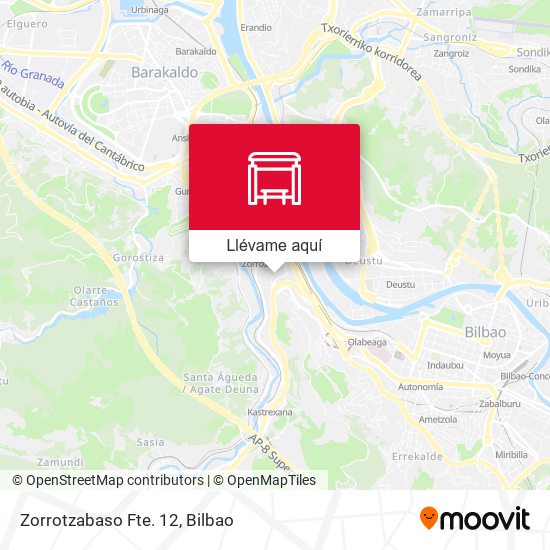 Mapa Zorrotzabaso Fte. 12