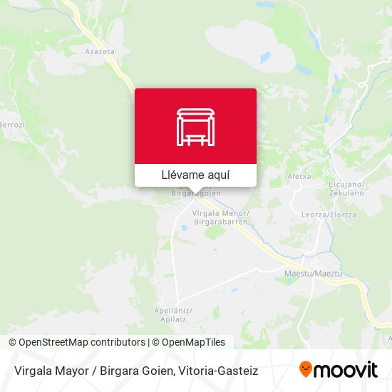 Mapa Virgala Mayor / Birgara Goien